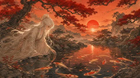 Cultivation Fairy by Koi Pond
