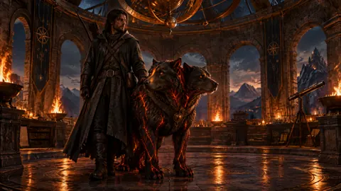 Ranger With Ember Hound