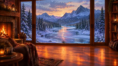 Winter Reading Nook View