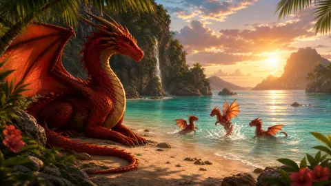 Red Dragon Mother on Cove
