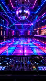 Empty Nightclub Disco Ball