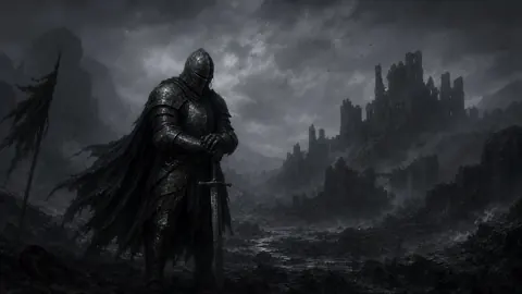 Armored Knight in Ruins