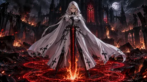 Holy Warrior With Rune Sword