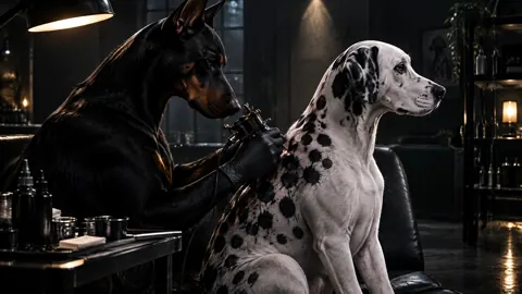 Doberman Tattooing Dalmatian Spots