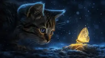 Moonlit Butterfly Wonder live wallpaper