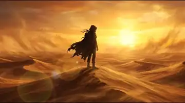 Sunset Dune Wanderer live wallpaper