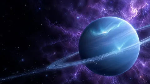 Ringed Ice Giant Nebula