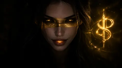 Gold-Eyed Woman With Sigil