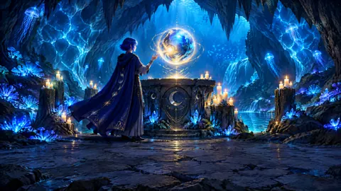 Moon Mage With Glowing Sphere