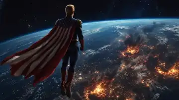 Homelander Over Ashes live wallpaper
