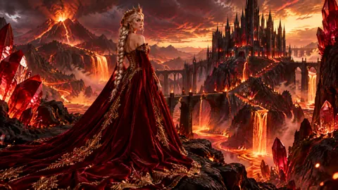 Blonde Queen at Lava Palace