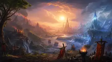 Horde Sunset Citadel live wallpaper