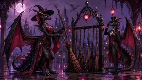 Wyvern Witch by Gothic Castle