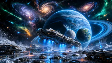 Icy Asteroid Shipyard