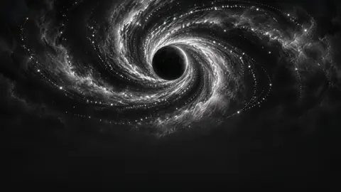 Black Moon Spiral Galaxy
