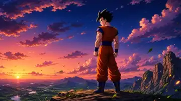 Sunset Saiyan Vigil live wallpaper
