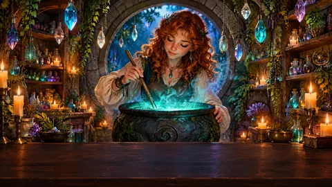 Potion Maker's Teal Cauldron