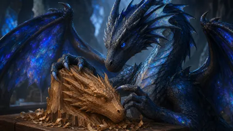 Wyvern Carving Dragon Head