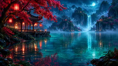 Lantern Pavilion by Turquoise Lake