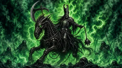 Skeletal Necromancer on Uraeus Mount