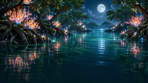 Glowing Mangroves by Jade Lagoon