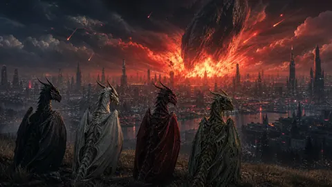 Wyverns Over Asteroid Impact