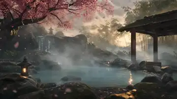 Blossoms At Dawn live wallpaper