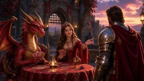 Princess and Dragon Playing Cards