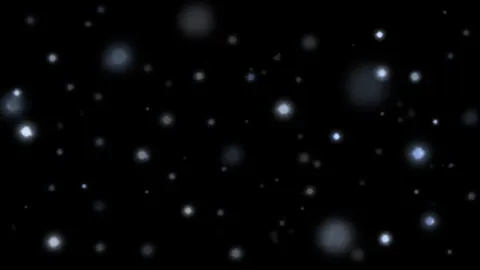 Blue Lights on Black