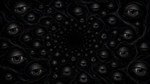 Eyes in Black Spiral