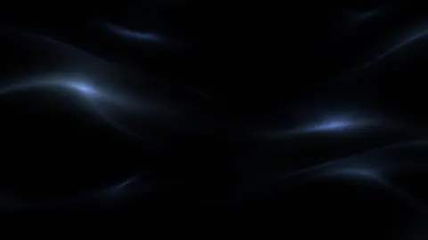 Blue Light Trails on Black