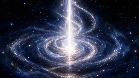 White Light Pillar in Space