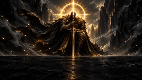Faceless Paladin in Black Canyon