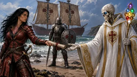 Pirate Scroll and Skeletal Lich
