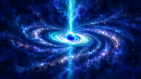 Sapphire Black Hole Galaxy