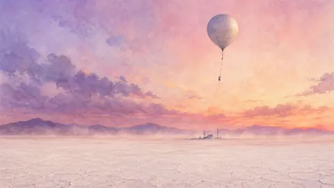 Weather Balloon Over Salt Lake