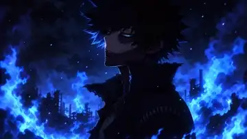 Dabi Blue Inferno live wallpaper