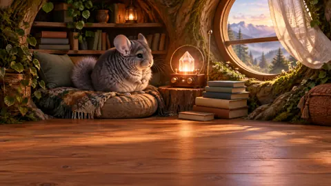 Chinchilla Reading Nook Mountain View