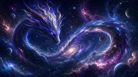 Cosmic Dragon Among Planets