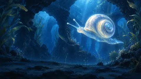 Glowing Moon Snail Grotto