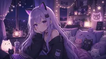 Lavender Night Nook live wallpaper