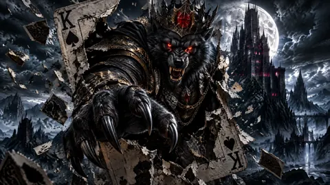 Wolf King Bursting Through Card