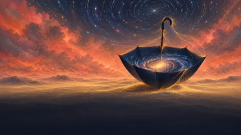 Upside-Down Umbrella Galaxy