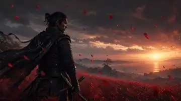 Jin Sakai the samurai from live wallpaper