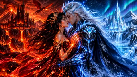 Fire Queen and Ice Prince