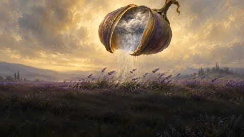 Giant Seed Pod Rainstorm