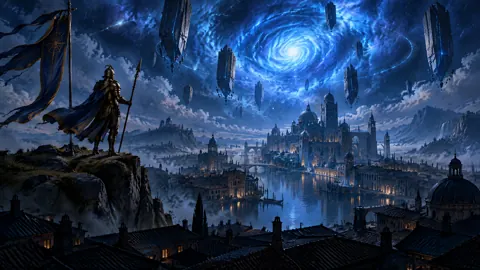 Bronze Sentinel Over Canal City