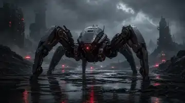 Red Sentinel Ruins live wallpaper