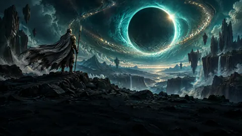 Bronze Sentinel Before Turquoise Eclipse