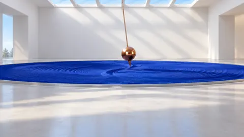 Copper Pendulum in Gallery